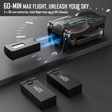 Load image into Gallery viewer, GPS Drone with 4K Camera for Adults 5" Screen FPV RC Quadcopter Auto Return
