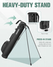 Load image into Gallery viewer, RIOROO Golf Stand Bag, Lightweight Par 3 Golf Bag Holds Up to 7 Clubs with Two Way Dividers Cooler Pocket Shoulder Strap and Multiple Storage Pockets for Men and Women