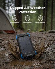 Load image into Gallery viewer, BLAVOR Solar Power Bank 10,000mAh Portable Wireless Charger for Cell Phones