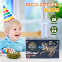 Load image into Gallery viewer, Remote Control Dinosaur Toys for Kids Ages 4-7 8-12 - Best Birthday Gifts for Boys 4 5 6 7 8 9 10 11 12 Year Old, RC Walking Dino