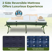 Load image into Gallery viewer, KOTEK 5-in-1 Tent Cot, Off The Ground Tents with Air Mattress, Sleeping Bag, Pillow, Canopy, Zippered Mesh Windows & Carry Bag, Elevated Tent for Camping Hiking Traveling Picnic (2 Person)