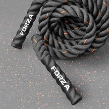 Load image into Gallery viewer, FORZA 30ft, 40ft and 50ft Battle Rope – 1.5ft & 2-inch-Thick, Premium Quality Weighted Gym Rope for Fitness, Strength Training, Crossfit and More (50ft, 1.5 inch)