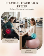Load image into Gallery viewer, Trideer Exercise Ball for Office Desk, Yoga Ball Chair to Relieve Back Pain, Stability & Fitness Ball -pink