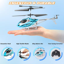 Load image into Gallery viewer, TERRAMUS Remote Control Helicopter for Kids, 2.4G Altitude Hold RC Helicopters with LED Light & Gyro, Radio Controlled Aircraft Indoor Toy with 3.5 Channel High Low Speed for Boys Beginner