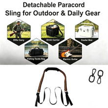 Load image into Gallery viewer, Adjustable Paracord Strap for Engel Cooler, Comfort Shoulder Pad & Buckles