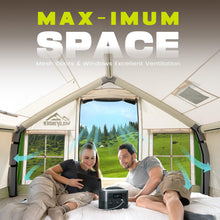 Load image into Gallery viewer, Inflatable Tent with Skylight & Awning,Blow Up Tents for Camping,Hot Tent