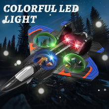 Load image into Gallery viewer, RC Planes for Kids Adults 8-16, RC Airplane Fighter Jet with Light, 360° Flip Fighter Jet Toys