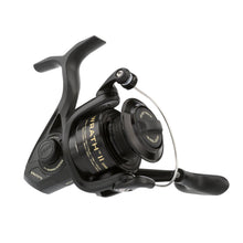 Load image into Gallery viewer, PENN Wrath II Saltwater Spinning Fishing Reel, Size 2500, Right/Left Handle Position, Corrosion-Resistant Graphite Body, Machined Anodized Aluminum Spool