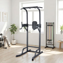 Load image into Gallery viewer, Free Standing Power Tower Pull Up Bar and Dip Station