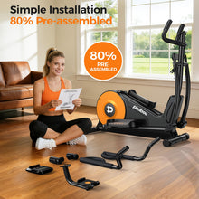 Load image into Gallery viewer, pooboo Elliptical Machine - 16IN-Stride Orange