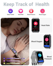 Load image into Gallery viewer, Amzhero Health Fitness Tracker with 24/7 Heart Rate, Blood Oxygen -Grey