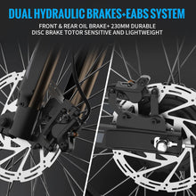 Load image into Gallery viewer, Electric Dirt Bike for Adults 2000W Electric Bike with 1747Wh(48V 18.2AH*2) Removable Batteries 37MPH/85Mile Range (Black1)