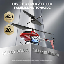 Load image into Gallery viewer, Remote Control Helicopter with Altitude Hold, 2 Speed Modes, Whole Alloy Toy for Boys Girls