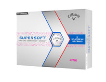 Load image into Gallery viewer, Callaway Golf Supersoft Golf Balls (2023 Version, Pink Splatter)