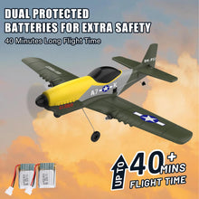 Load image into Gallery viewer, 3 Channel RC Jet Plane with 2.4GHz Remote Control 6-Axis Gyro Drone for Kids 8-12 & Adults