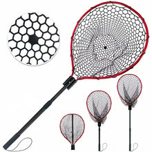 Load image into Gallery viewer, SEASPRO Red All-Metal Telescoping Net – Aluminum, Rubber, Adjustable