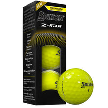 Load image into Gallery viewer, LostGolfBalls - Srixon SR Z Star Golf Balls, Mint, Yellow, 12 Pack