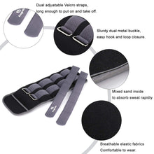 Load image into Gallery viewer, Ankle Weights, Wrist Arm Leg Weights 7.5 LBS x 2-(Grey)