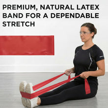 Load image into Gallery viewer, THERABAND Resistance Band, Red, Medium, 50-Yard Roll, Latex, Elastic Band for Exercise