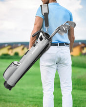 Load image into Gallery viewer, RIOROO Golf Stand Bag, Lightweight Par 3 Golf Bag Holds Up to 7 Clubs with Two Way Dividers Cooler Pocket Shoulder Strap and Multiple Storage Pockets for Men and Women