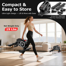 Load image into Gallery viewer, pooboo Under Desk Bike Pedal Exerciser - Black
