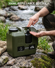Load image into Gallery viewer, Widitn Portable Camping Shower with Water Jug 4Gal Powerful Spray