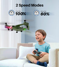 Load image into Gallery viewer, Military RC Helicopter, 4 Channel Remote Control Helicopter with High & Low Speed, Multiple Stunt Flying, Altitude Hold, Army Model