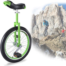 Load image into Gallery viewer, 16INCH Balance Bicycle Unicycle for Young Adults, Ergonomic Saddle, Adjustable Height for Weight Loss & Fitness