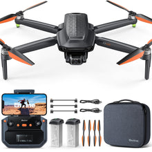 Load image into Gallery viewer, Pro Drone with 6K UHD Camera and 3-Axis Brushless Gimbal, GPS Smart Control for Adults and Beginner, Plus 70Mins Flight Time