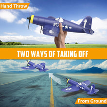 Load image into Gallery viewer, HAWK'S WORK 3 Channel RC Plane F4U Corsair, Remote Control Warbird Ready to Fly