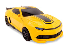Load image into Gallery viewer, Remote Control Car Transforming Bumblebee Classic Disguise Action Figure Hero Robot Toy with One Button Transformation