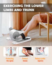Load image into Gallery viewer, Yagud Under Desk Machine, Electric Ellipse Leg Exerciser for Senior, 13 Adjustable Speeds Quiet and Portable Seated Pedal Exerciser for Training with Remote Control, Gray