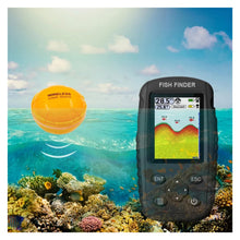 Load image into Gallery viewer, Portable Wireless Sonar Fish Finder Depth Detection Night Vision