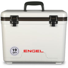 Load image into Gallery viewer, Engel UC19 19qt Leak-Proof, Air Tight, Drybox Cooler and Small Hard Shell Lunchbox for Men and Women in White