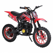 Load image into Gallery viewer, 49cc 4-Stroke Mini Dirt Bike, Gas Powered Kids Dirt Bikes, Mountain Off Road Mini Motorcycle, Gas Dirt Bike with Disc Brakes
