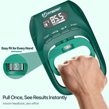 Load image into Gallery viewer, FitBeast Grip Strength Trainer Kit, Digital Grip Strength Tester with Adjustable Hand Gripper Strengthener & Soft Stress Ball for Daily Hand Recovery (Essential 3-in-1 Kit)