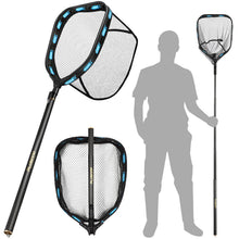 Load image into Gallery viewer, PLUSINNO Fishing Net with Telescoping Handle, Carbon Fiber Fish Net 6.56Ft