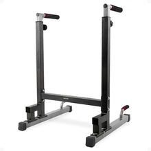 Load image into Gallery viewer, BalanceFrom Multi-Function Dip Stand Dip Station Dip bar - Black