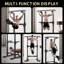 Load image into Gallery viewer, DONIUZ Power Tower Pull Up Bar and Dip Station, Multi-Function Home Gym- (WHITE)