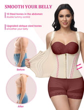 Load image into Gallery viewer, SHAPSHE Waist Trainer for Women, Tummy Control Sports Girdle, Beige-classic (Medium)