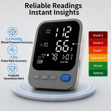 Load image into Gallery viewer, Lineshare Blood Pressure Monitor for Home Use, Large LED Display BP Machine with Adjustable Cuff Fits 8.7"–16.5" Arms