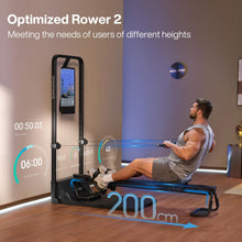 Load image into Gallery viewer, Speediance AeroRow Rowing Bench, Next Generation of Rowing Machine