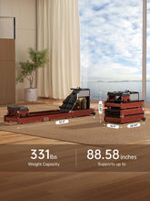 Load image into Gallery viewer, KINGSMITH Magnetic/Water Row Machine - Red Oak