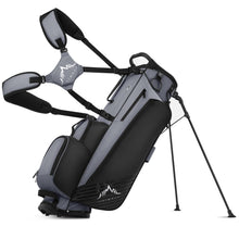 Load image into Gallery viewer, uniHimal 8-Way Lightweight Walking Golf Stand Bag for Men Women Black Gray