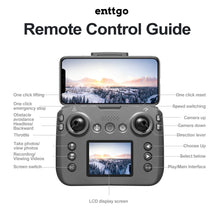 Load image into Gallery viewer, GPS Drone with Screen Controller, Two-batteries, Brushless Motor, Altitude Hold, One Key Take Off/Landing, with Black Outdoor Carrying Case (Black - 2 batteries)