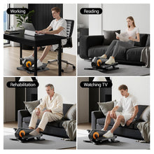 Load image into Gallery viewer, Under Desk Elliptical Machine, Electric Seated Pedal Exerciser, Quiet Leg Exerciser While Sitting for Seniors, Mini Portable Leg Exercise Machine with Remote, Adjustable 12-Speeds, Manual & Auto Mode