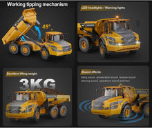 Load image into Gallery viewer, 1/20 Large 23IN Electric Remote Control Dump Truck A40G, 2.4G Simulated Acoustic-Optical RC Engineering Vehicle