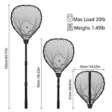 Load image into Gallery viewer, SEASPRO Black Collapsible Rubber Net – Aluminum, Lightweight, Extendable