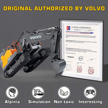 Load image into Gallery viewer, Volvo RC Excavator 17 Channel 3 in 1 Construction Toys, 17 Channel Remote Control Vehicles Tractor Sandbox Toys Digger