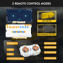 Load image into Gallery viewer, Bulldozer, App-Controlled 2.4G RC Bulldozer Truck Construction Vehicle Toys with Engines, DIY Engineering Model Sets for Adults/14+(1508 Pieces)